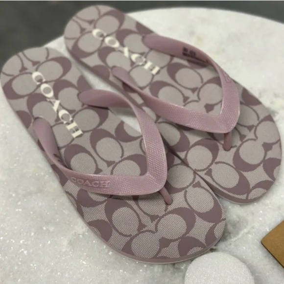 COACH flip flap shoes size 7 - Picture 5 of 5